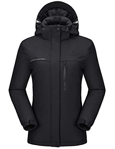CAMEL CROWN Women’s Mountain Snow Waterproof Ski Jacket Winter Coat