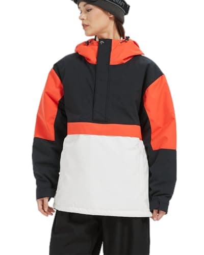 Womens Waterproof Winter Ski Coat BUMDEEP Thick Hooded Windbreaker