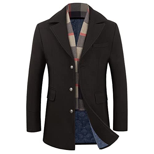 Men's Wool Trench Coat