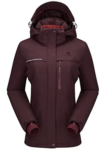 CAMEL CROWN Women’s Mountain Snow Waterproof Ski Jacket Winter Coat