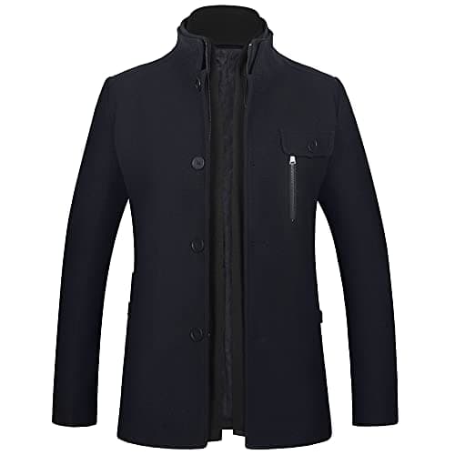 Men's Wool Trench Coat