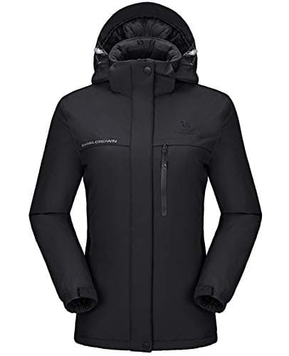 CAMEL CROWN Women’s Mountain Snow Waterproof Ski Jacket Winter Coat