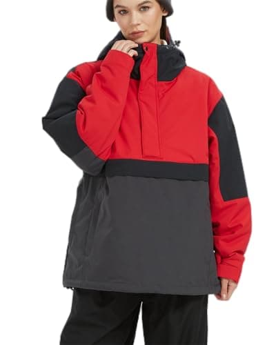 Womens Waterproof Winter Ski Coat BUMDEEP Thick Hooded Windbreaker