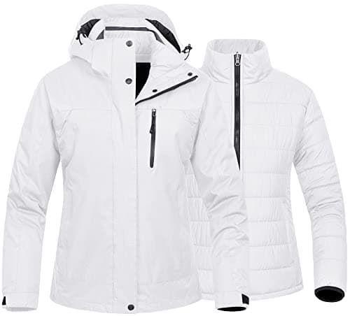 Waterproof 3-in-1 Ski Jacket for US Women