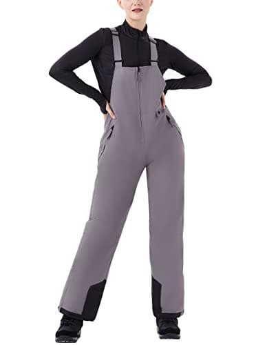 Womens Insulated Waterproof Snow Bibs