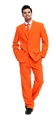 U Look Ugly Today Men's Prom Suit Solid Color for Themed Events and Clubbing