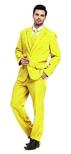 U Look Ugly Today Men's Prom Suit Solid Color for Themed Events and Clubbing