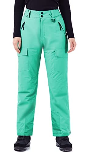 WULFUL Women's Waterproof Insulated Ski Pants