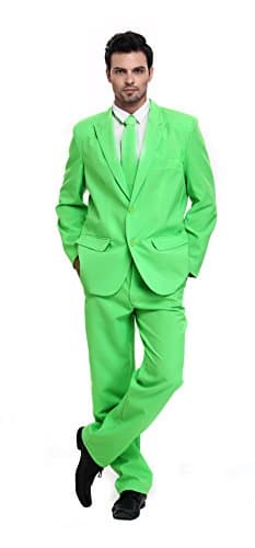 U Look Ugly Today Men's Prom Suit Solid Color for Themed Events and Clubbing
