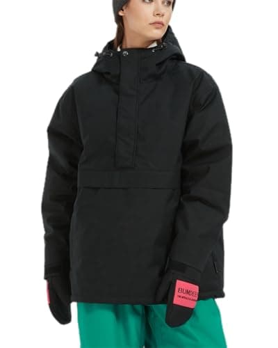 Womens Waterproof Winter Ski Coat BUMDEEP Thick Hooded Windbreaker