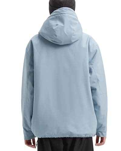 Womens Waterproof Winter Ski Coat BUMDEEP Thick Hooded Windbreaker