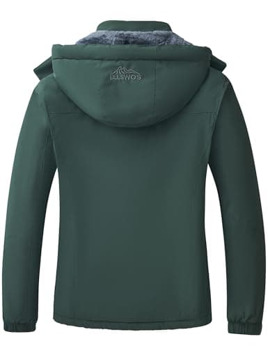 Womens ELLSWOS Winter Ski Jacket Warm Waterproof Windproof Raincoat
