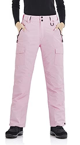 WULFUL Women's Waterproof Insulated Ski Pants