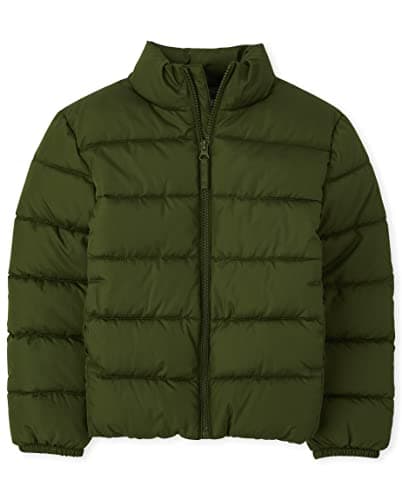 Boys' Medium Weight Puffer Jacket for Fall and Winter