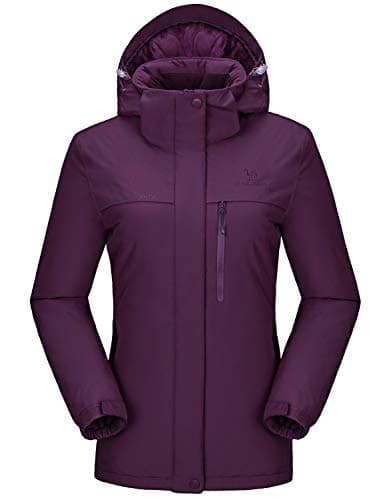 CAMEL CROWN Women’s Mountain Snow Waterproof Ski Jacket Winter Coat