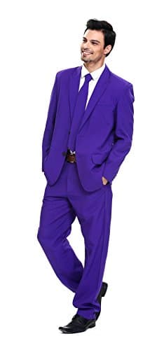 U Look Ugly Today Men's Prom Suit Solid Color for Themed Events and Clubbing