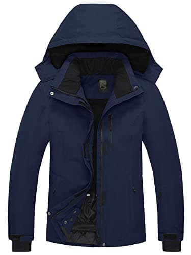 Women's Waterproof Ski Jacket with Fleece Lining