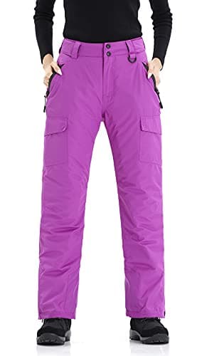WULFUL Women's Waterproof Insulated Ski Pants