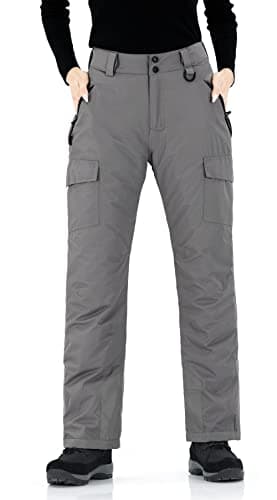 WULFUL Women's Waterproof Insulated Ski Pants
