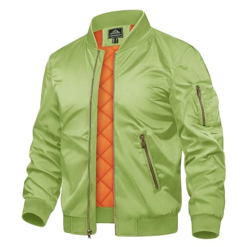 Refined Title: TACVASEN Men's Bomber Jackets - Warm Windbreaker Coats