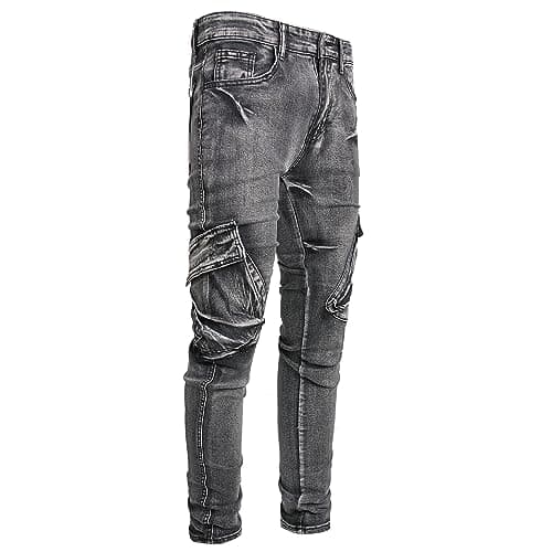 Men's Slim Fit Ripped Skinny Jeans