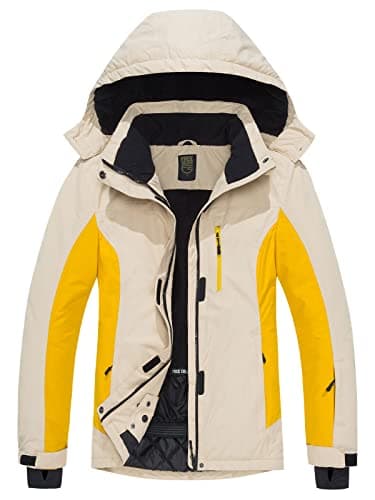 Women's Waterproof Ski Jacket with Fleece Lining