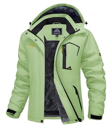 MAGCOMSEN Women's Waterproof Insulated Snow Jacket