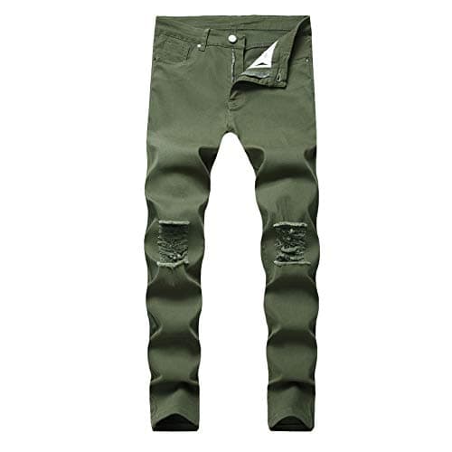 Slim-Fit Distressed Jeans for Men