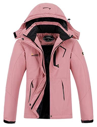 MOERDENG Women's Waterproof Ski Jacket