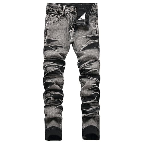 Men's Slim Fit Ripped Skinny Jeans
