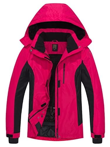 Women's Waterproof Ski Jacket with Fleece Lining