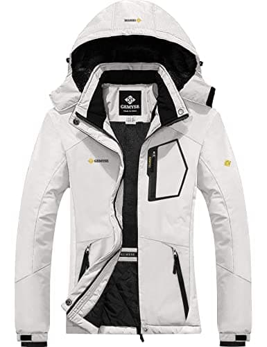 GEMYSE Women's Waterproof Ski Snow Jacket