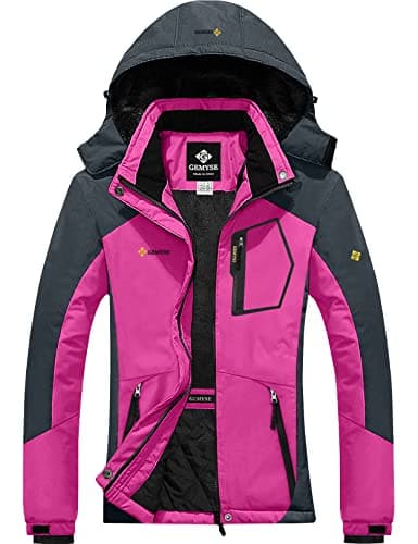 GEMYSE Women's Waterproof Ski Snow Jacket