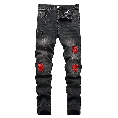 Men's Slim Fit Ripped Skinny Jeans