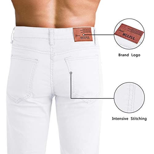 Slim Fit Skinny Stretch Comfy Denim Jeans for Men