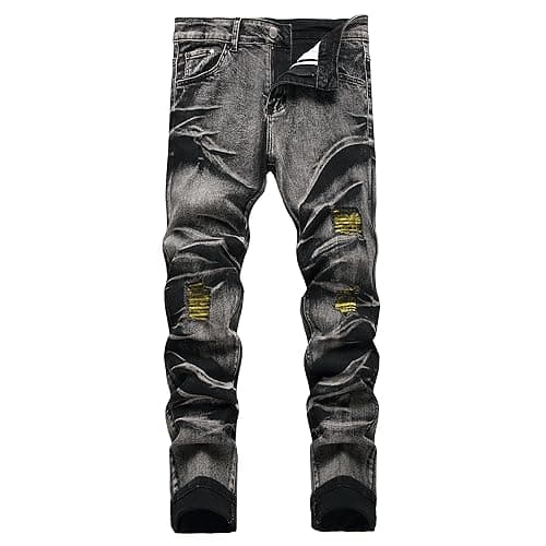 Men's Slim Fit Ripped Skinny Jeans
