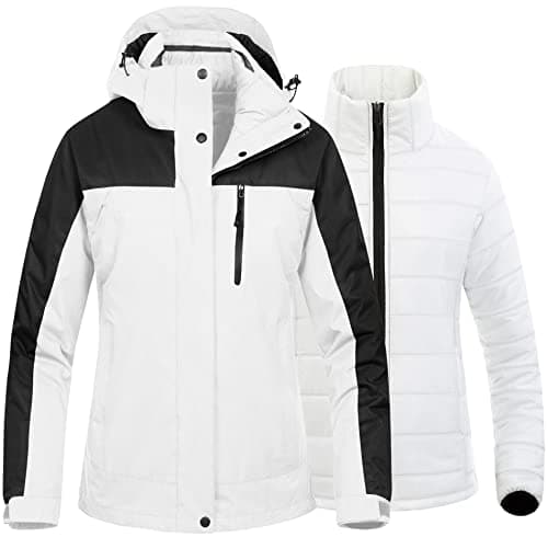 Waterproof 3-in-1 Ski Jacket for US Women