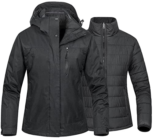 Waterproof 3-in-1 Ski Jacket for US Women