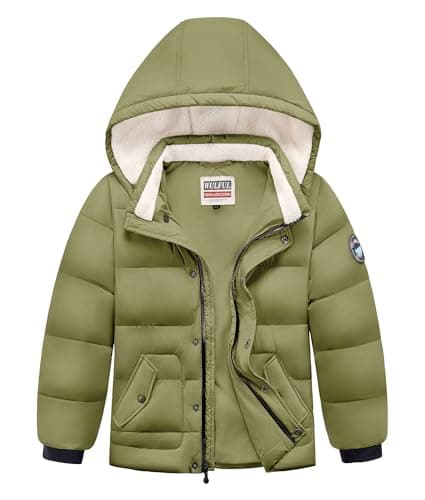 Boy's Winter Coat with Detachable Hat