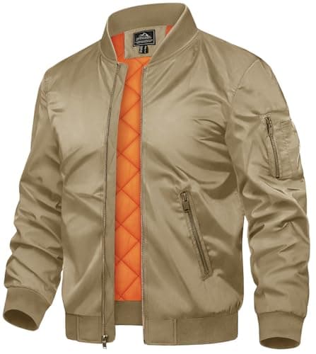 Refined Title: TACVASEN Men's Bomber Jackets - Warm Windbreaker Coats
