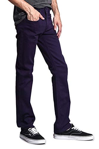 Slim Fit Colored Jeans for Men
