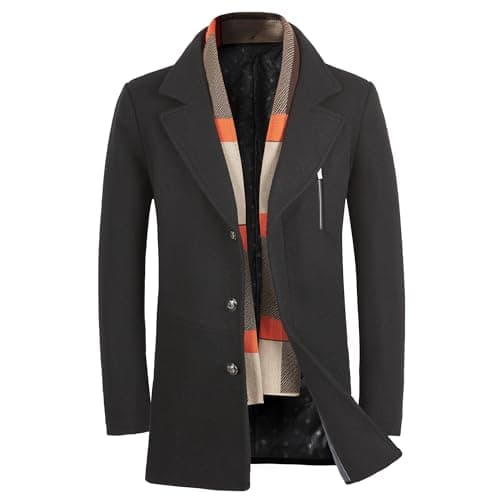 Men's Wool Trench Coat