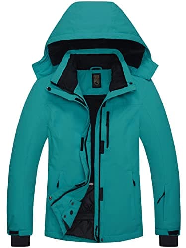 Women's Waterproof Ski Jacket with Fleece Lining
