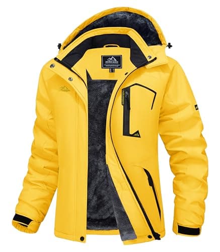MAGCOMSEN Women's Waterproof Insulated Snow Jacket