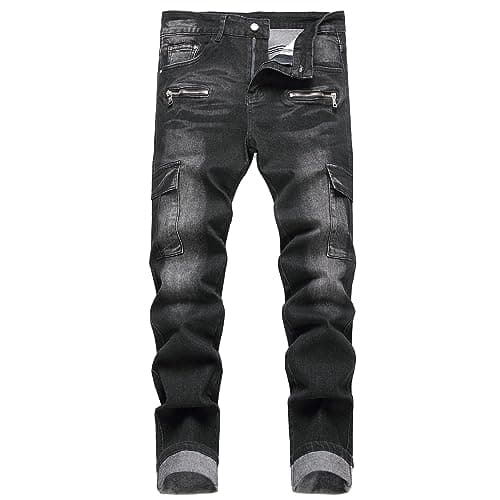 Men's Slim Fit Ripped Skinny Jeans