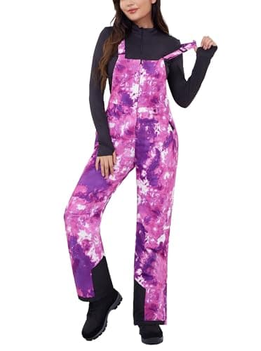 Womens Insulated Waterproof Snow Bibs