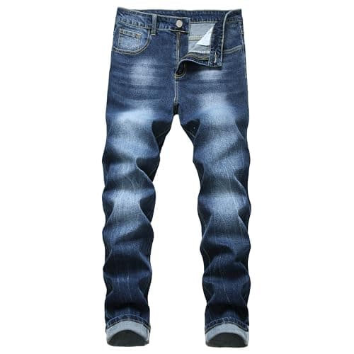 RANMCC Men's Slim Fit Ripped Jeans