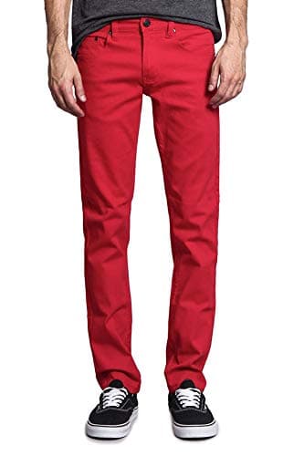 Slim Fit Colored Jeans for Men