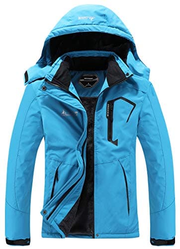 MOERDENG Women's Waterproof Ski Jacket