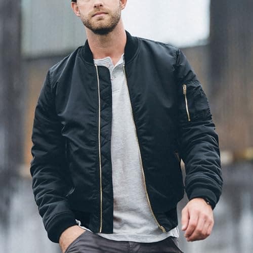 Refined Title: TACVASEN Men's Bomber Jackets - Warm Windbreaker Coats